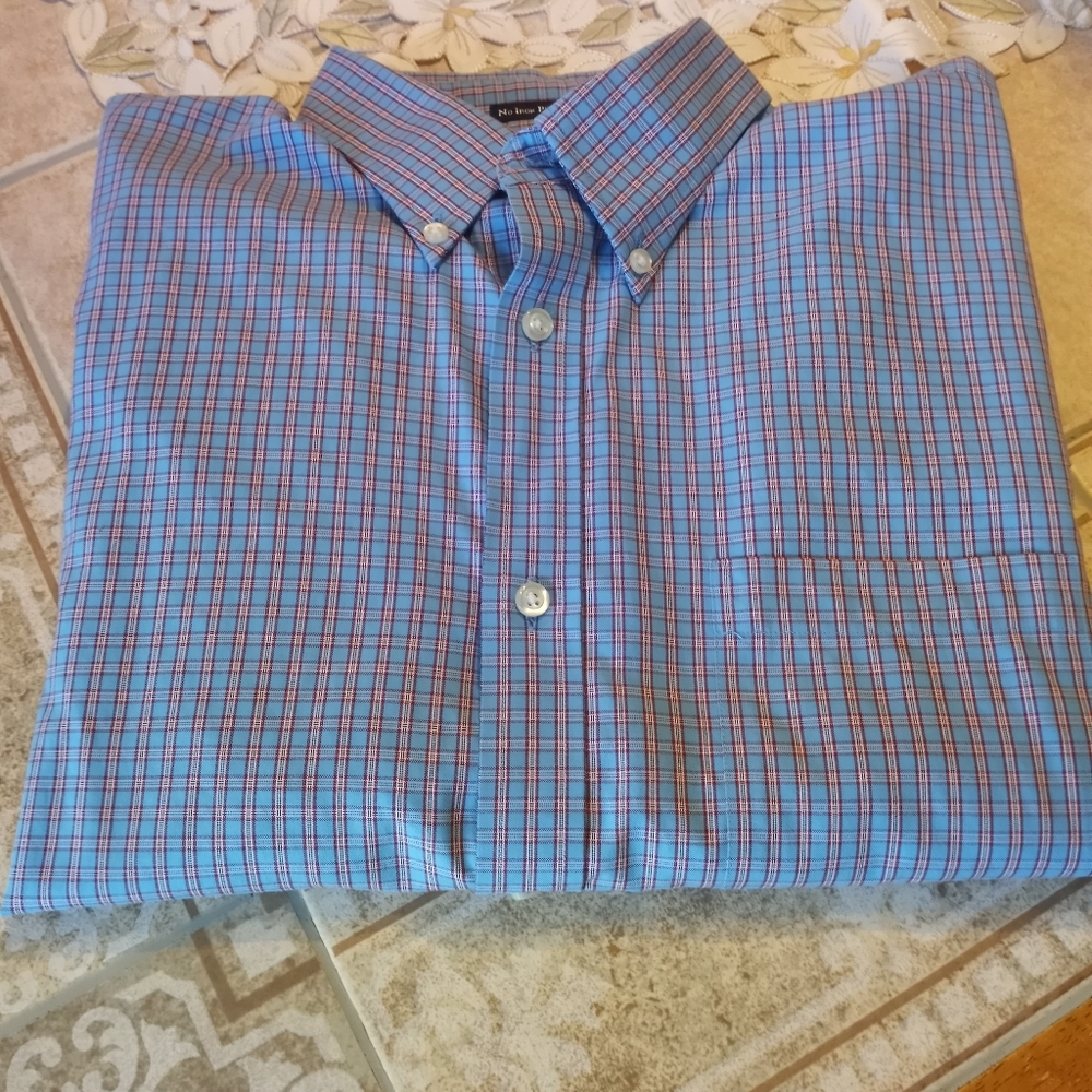 Lands End Mens Tailored Fit Dress Shirt